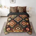 thumbnail image 2 of Castle Fairy Bohemian Tribal Aztec Twin Bedding Sets 7-Piece for Kids Boys Girls,Hippie Abstract Geometric Bedding Comforter Set Microfiber,Western Exotic Style Breathable Sheet Sets, 2 of 8