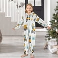 thumbnail image 6 of Soft Big Kids Onesie Pajamas Cozy Loose-Fit Jumpsuits for kids with Pockets for Christmas Lounge & Play Construction Trucks and Excavators, 6 of 8