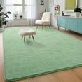 thumbnail image 2 of TWINNIS Soft Area Rug for Living Room Memory-Foam Carpets,Matcha Green,5'x7', 2 of 7