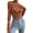 Yellow, variant on Women T Shirts Long Sleeve Crew Neck Slim Fit Basic Tees Business Casual Spring Outfits Cute Womens Tops Size M