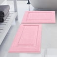 thumbnail image 4 of Set de Alfombrillas de Baño SHACOS Rosa Navidad 2 Piezas 50x80 cm y 50x120 cm, 4 of 9