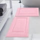 thumbnail image 4 of Set de Alfombrillas de Baño SHACOS Rosa Navidad 2 Piezas 50x80 cm y 50x120 cm, 4 of 9