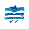 thumbnail image 1 of Kit de engranaje de dirección doble de Metal Cnc para 5t Rovan King Motot, accesorios modificados y mejorados, azul, 1 of 5