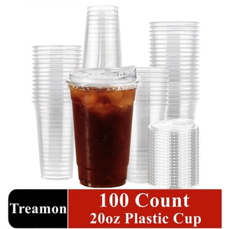 Emporiumify Clear Plastic Cups with Strawless Sip-Lids 12 oz Durable and  Reusable - Walmart.com