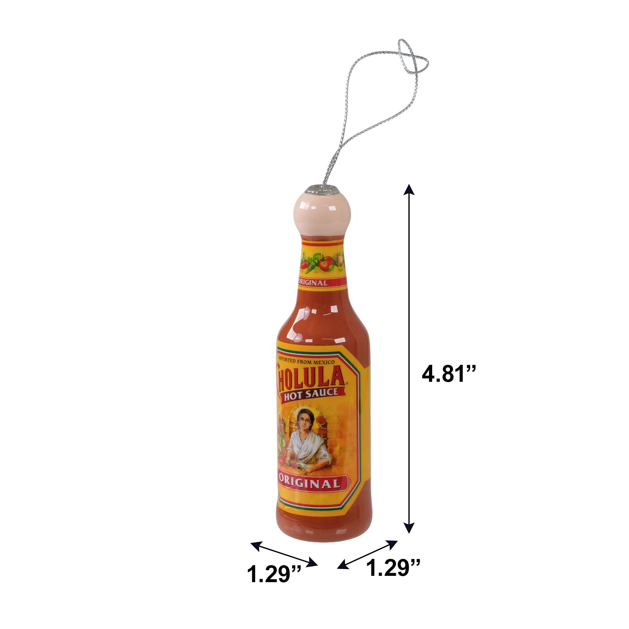 Cholula Hot Sauce Bottle Christmas Ornament – Mini Hanging Decoration