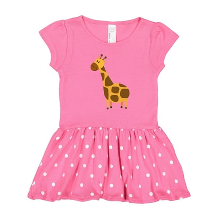 

Inktastic Giraffe Jungle Zoo Animal Gift Toddler Girl Dress