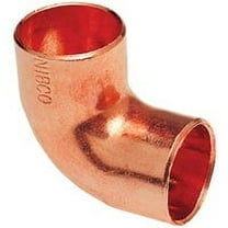 Nibco W01470C Pipe Fitting, Elbow, 90 Degree, Wrot Copper, 3/4-In. - Quantity 1