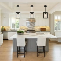 FINE MAKER Restaurant semi-recessed ceiling lamp, black metal industrial style chandelier