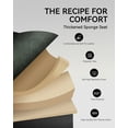 thumbnail image 2 of Sailvan Dining Chairs Set of 4, Modern PU Leather Upholstered Kitchen Chairs for Dining Room & Living Room with High Back, Easy Maintaince, Green, 2 of 9