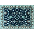 thumbnail image 1 of Ahgly Company Indoor Rectangle Oriental Light Blue Traditional Area Rugs, 7' x 10', 1 of 4