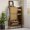 Oak, variant on Juiluna Rattan Shoe Storage Cabinet with 3 Flip Drawers, Freestanding Organizer with Adjustable Shelves for Entryway, Narrow Shoe Rack Cabinet for Hallway, Easy Assembly, Oak