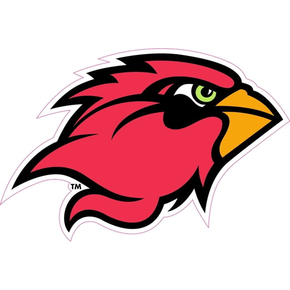 6in x 4in Lamar University Cardinal Vinyl Sticker