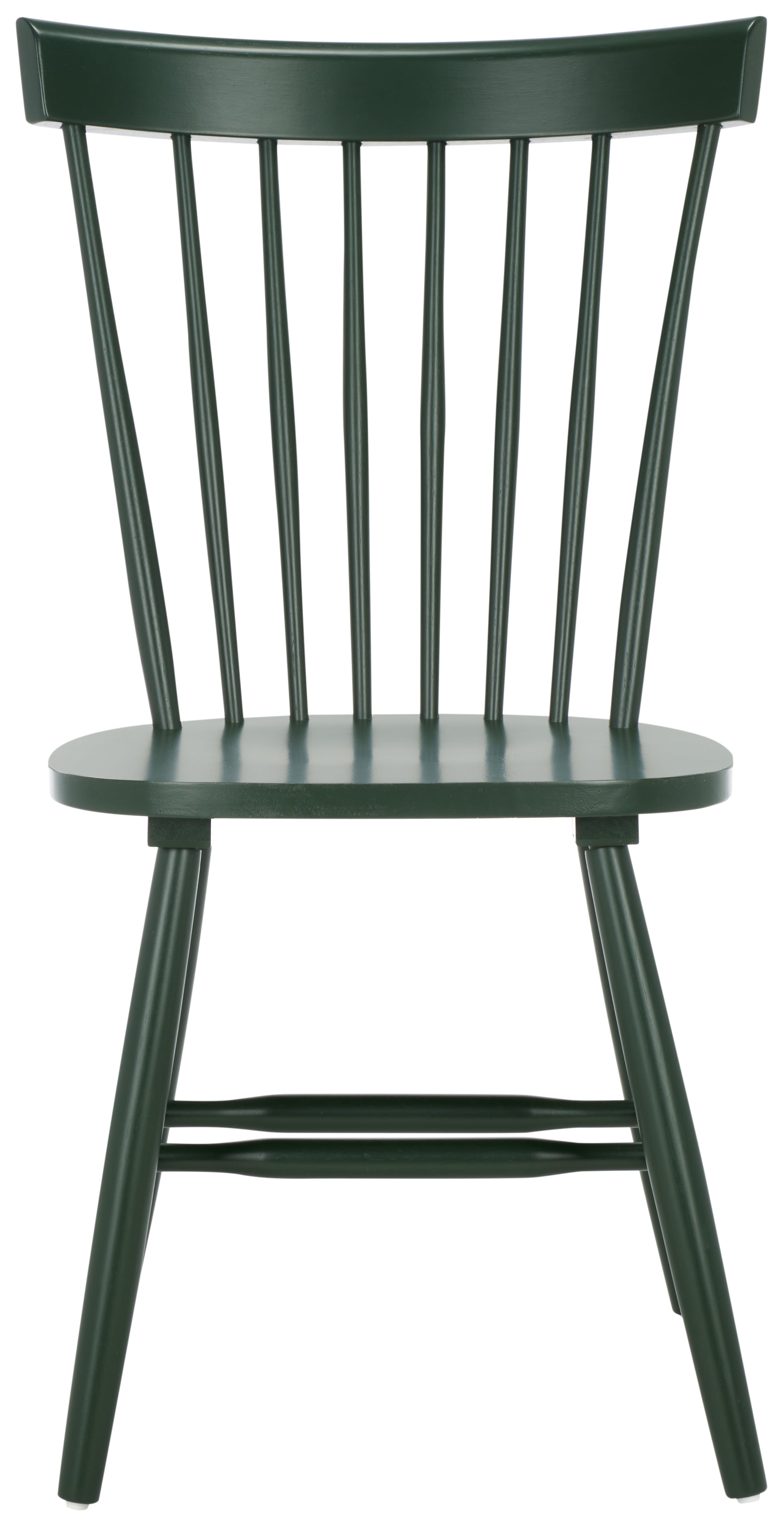 SAFAVIEH Parker Country Wood Solid Dining Parsons Chair, Garden Green (Set of 2)