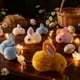 thumbnail image 5 of Luces de tira LED de conejo, guirnalda decorativa colgante con bombillas blancas cálidas, adorno para ventanas, dormitorios y paredes, 220 cm de longitud, alimentado por pilas para Pascua, fiesta y, 5 of 6