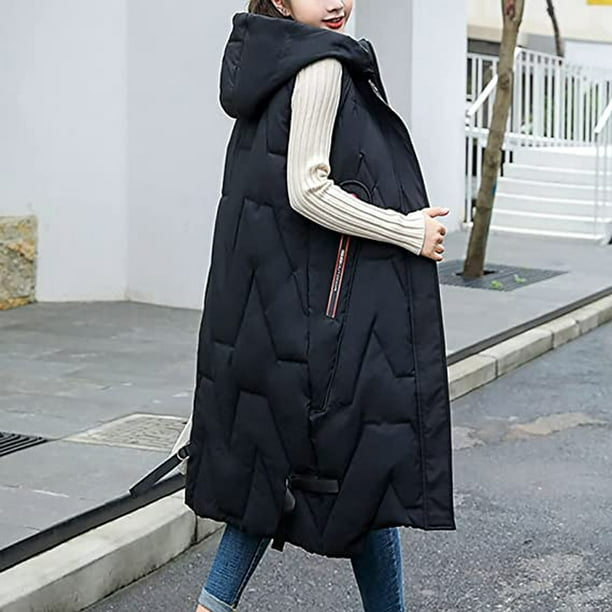 Veste hiver top sans manche