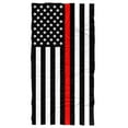 thumbnail image 1 of Thin Red Line American Flag Beach Towel 30' X 60', 1 of 6