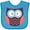 Turquoise, variant on Inktastic Owl Boys or Girls Baby Bib