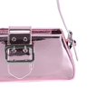 thumbnail image 6 of Women Shoulder Bag Glossy Handbag Stylish Tote Bag for Vacation Summer Party Pink, 6 of 7