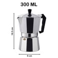 thumbnail image 2 of Cafetera Italiana Manual de 6 Tazas Plata, 2 of 7