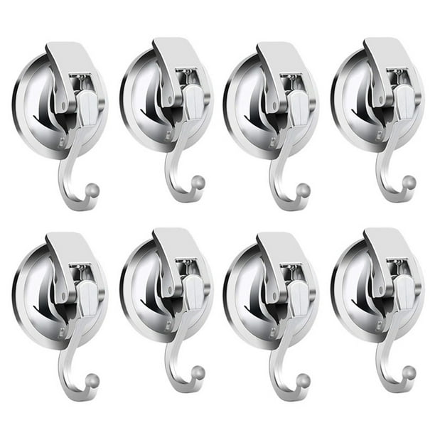 Heavy Duty Vacuum Suction Cup Hooks 8 Pack for Kitchen Bathroom