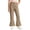 Y12-Khaki, variant on Mifsaly Girls Waffle Knit Wide Leg Pants High Waisted Flare Sweatpants with Pockets Solid Color Outdoor Play Lounge Clothes