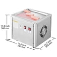 thumbnail image 2 of KFFKFF 11 x 9.5 Inch Pan Fried Ice Cream Roll Machine / Rolled Ice Cream Maker, 2 of 8