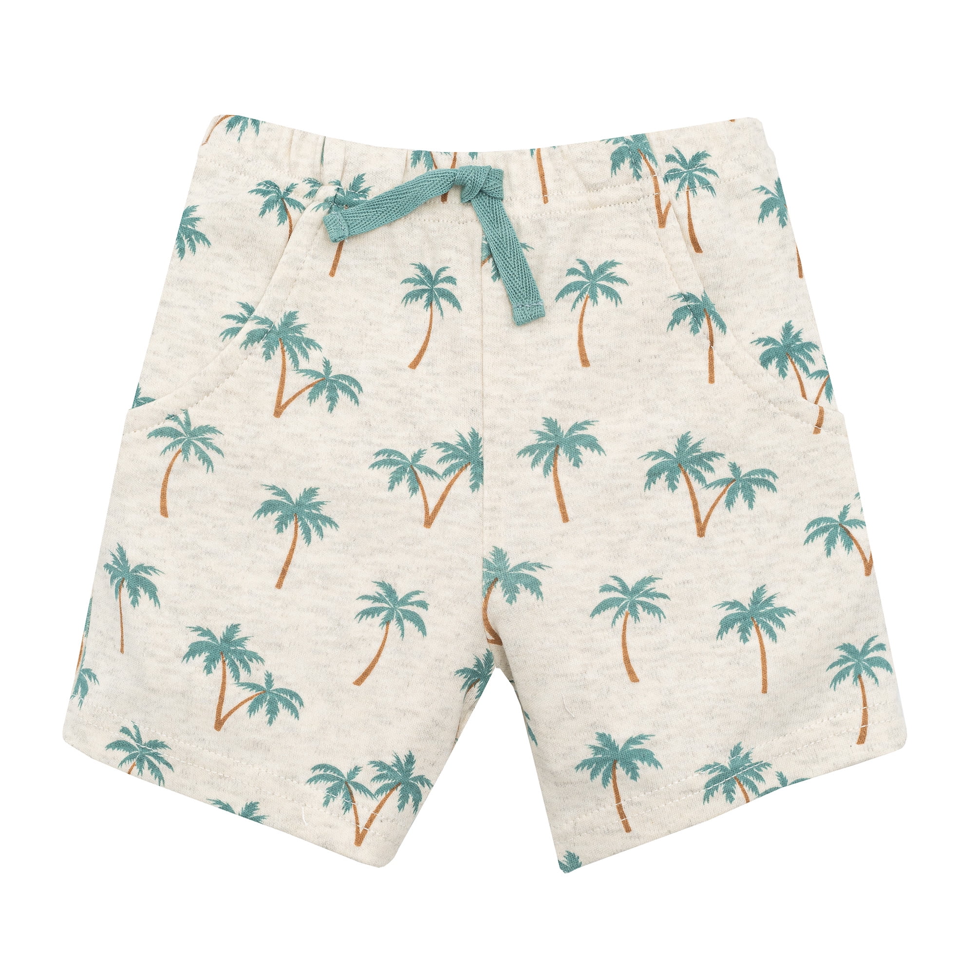 Hudson Baby Boy Cotton Bodysuit, Shorts and Shoe Set, Hola Familia, 6-9 Months