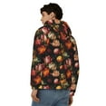thumbnail image 4 of Naloa Colorful Tulips Men’s Hoodies, Zip up Hoodie, Sweatshirts,Hoodies for Men Sizes S-3XL-Small, 4 of 5