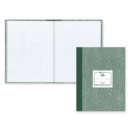 Wholesale CASE of 15 - iform Lab Composition Notebook-Lab Book,5"x5 Quad,96 Sh,10-1/8"x7-7/8",Green Marble Cover