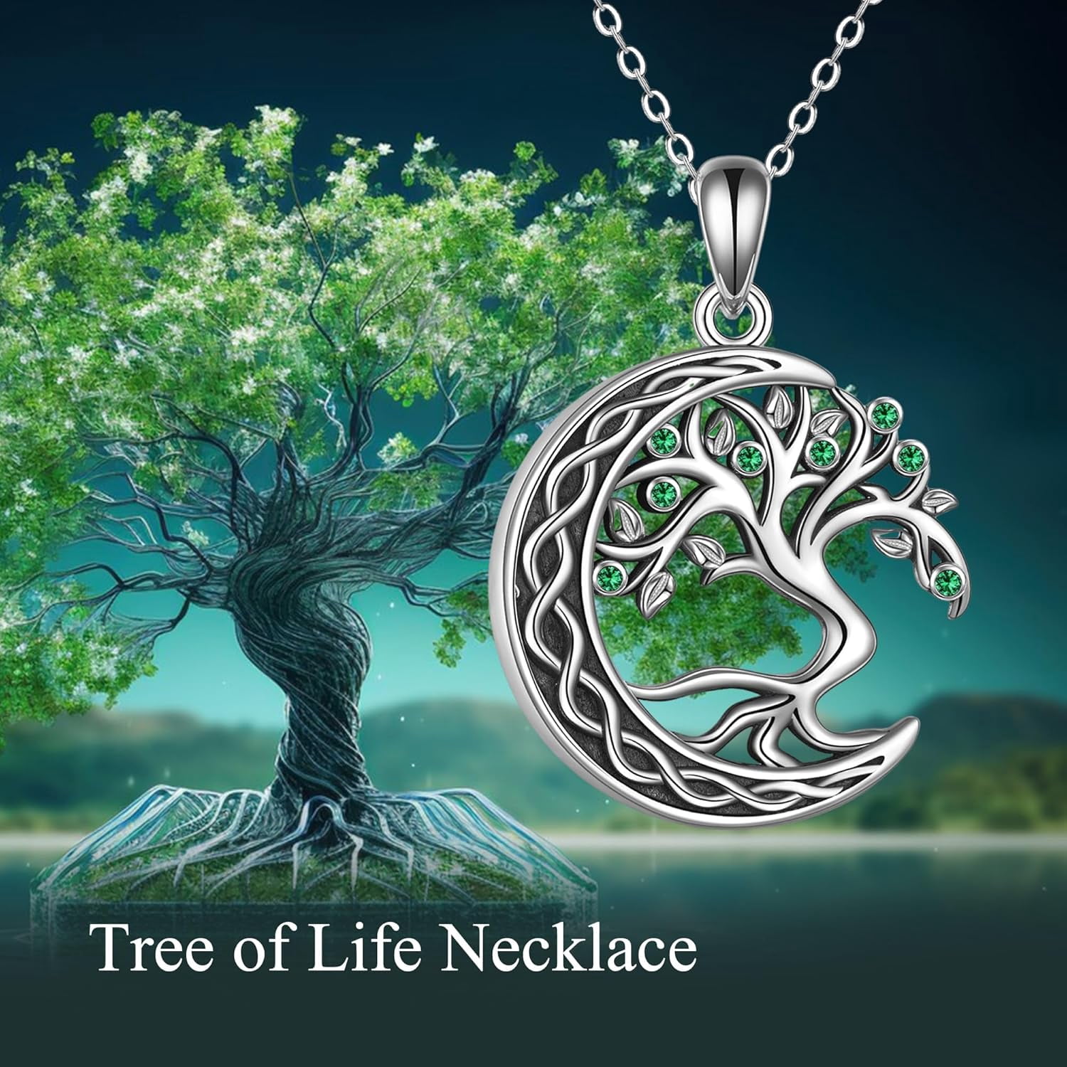 Urn Necklace 925 Sterling Silver Butterfly/Tree of Life/Highland Cow Urn Necklace for Ashes Cremation Jewelry for Women