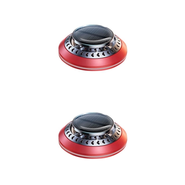 relayinert Diffuseur de Parfum Solaire pour Petits Espaces Désodorisant Durable et Abordable pour Voiture Rouge 2Ensemble