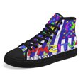thumbnail image 7 of Autism Acceptance High Top Canvas Shoes Sneakers Black Size 11.5, 7 of 7