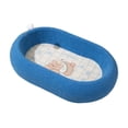 thumbnail image 4 of Bunblic Cat Scratcher Pad Creative Scratch Play Resting Stylish Cat Scratching Board Dark Blue, 4 of 8
