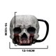thumbnail image 2 of Taza de calavera, taza de calavera realista de terror gótico, taza de calavera de resina con asa Adepaton CPB-US-DYP236-2, 2 of 5