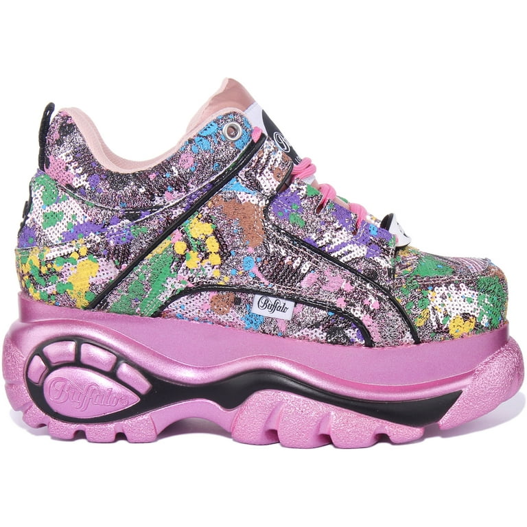 Buffalo 1339-14 2.0 Women's Lace Up Vegan Platform Trainers