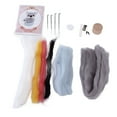 Needle Felting Kit Premium Natural Wool Safe Eco Friendly Easy
