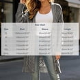 thumbnail image 4 of LWFFDAW Long Open Fornt Cardigan Sweater for Women Long Sleeve Button Down Sweater Fall Winter Soft Loose Knit Sweater Coat, 4 of 10