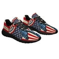 thumbnail image 6 of Patriotic Horse American flag Sneakers 4th Of July Shoes Lightweight Comfortable Running Shoes for Men Women Black Size 13, 6 of 7