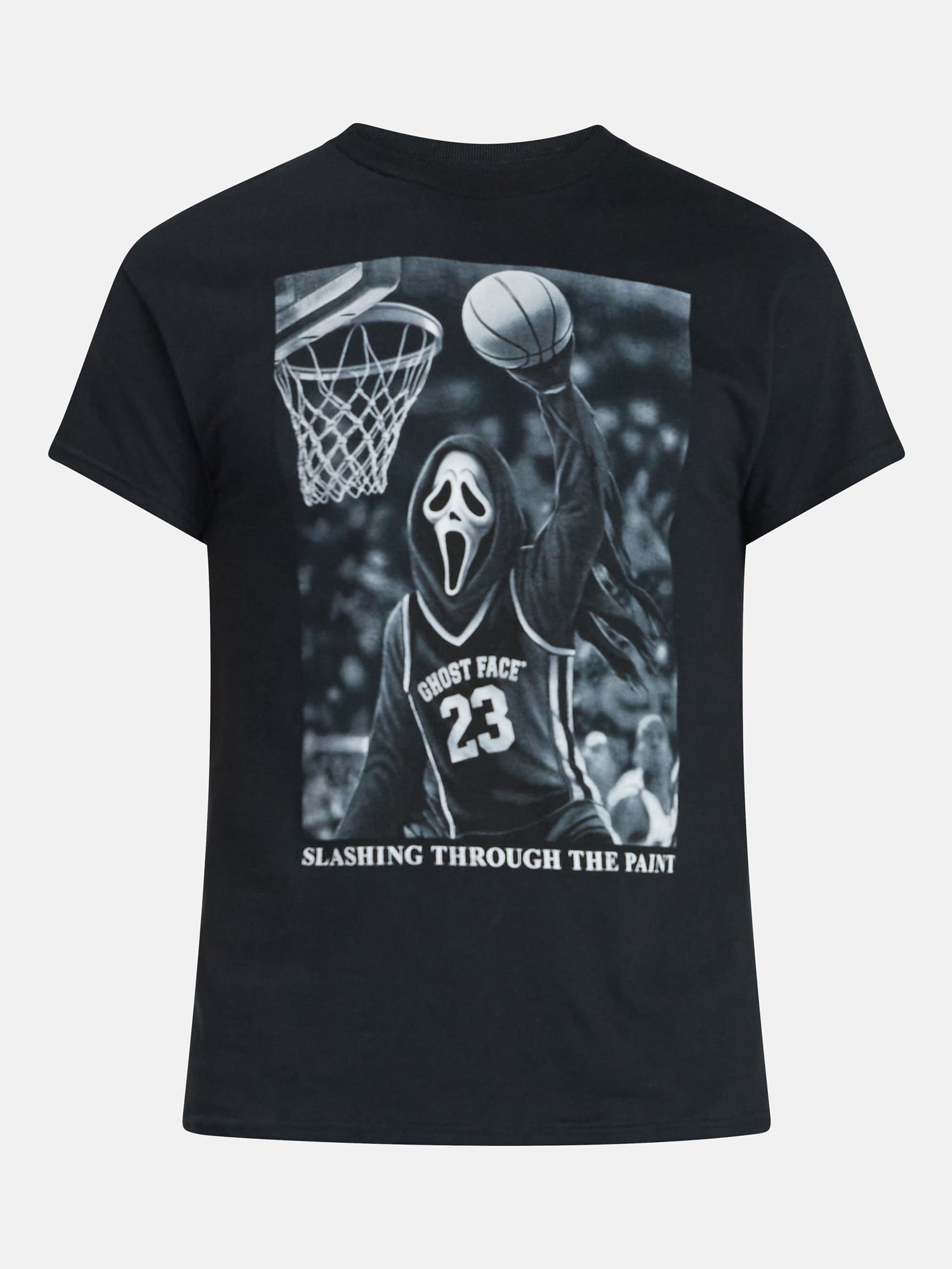Ghost Face B-Ball Men's & Big Men's Graphic Tee Shirt, Sizes S-3XL