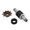 thumbnail image 3 of Bikes Drive Sprocket,  Shaft Gear Kit Perfect Match Steel Alloy Easy Installation Rustproof  For 66cc 80cc 2 Stroke Engine Motorized Bicycle, 3 of 8