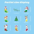 thumbnail image 4 of 118 Pcs Christmas White Snowflakes Window Clings for Glass Window, Snowdrift Snowball Icicle Window Stickers Set Double Sided Christmas Window Stickers Decals for Holiday Frozen Theme Party, 4 of 6