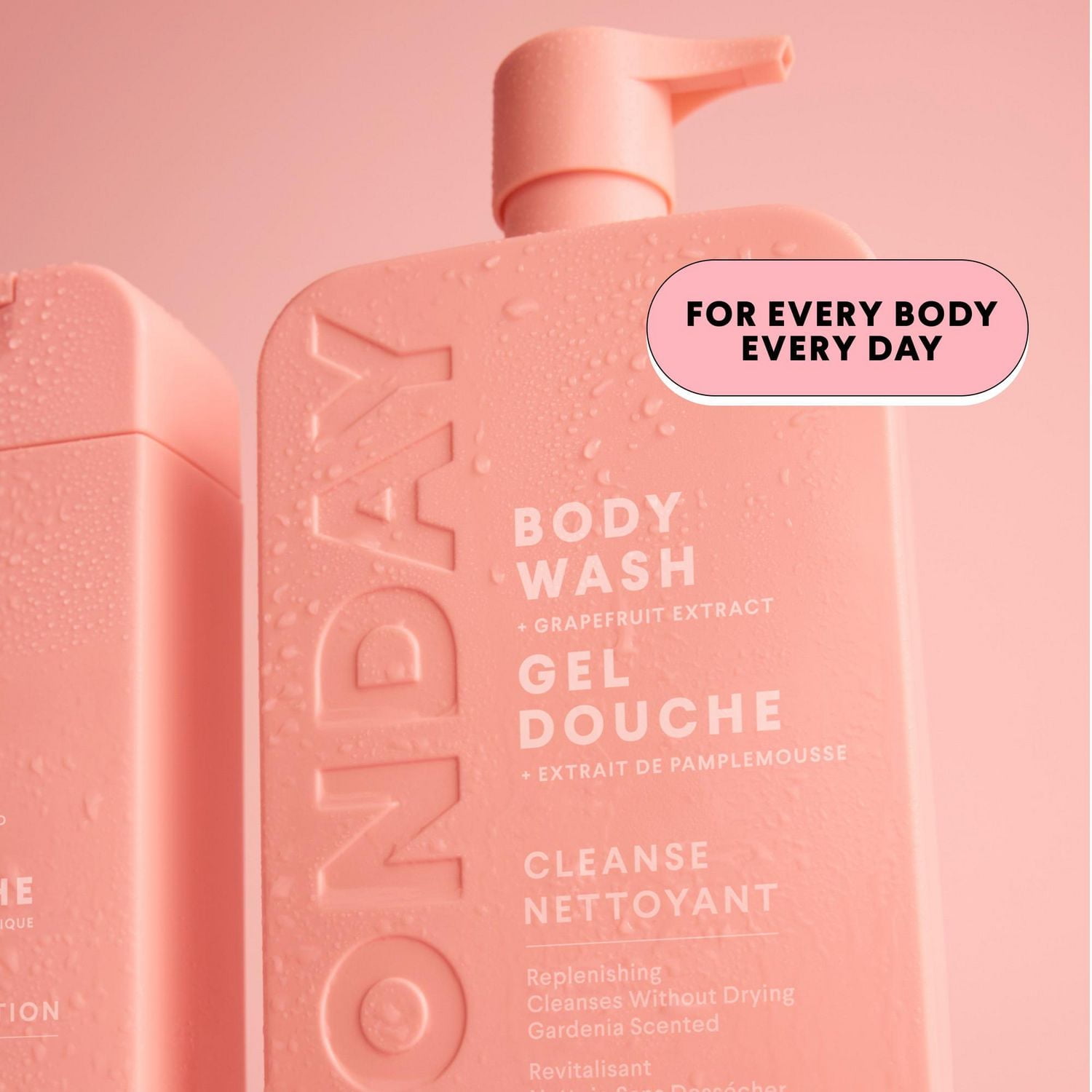 MONDAY Haircare CLEANSE Body Wash with Grapefruit Extract, Hyaluronic Acid, Shea Butter, Coconut Oil for Normal to Oily/Combination Skin 900 mL, Body Wash