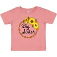 thumbnail image 3 of Inktastic Big Sister Sunflower Wreath Boys or Girls Baby T-Shirt, 3 of 5