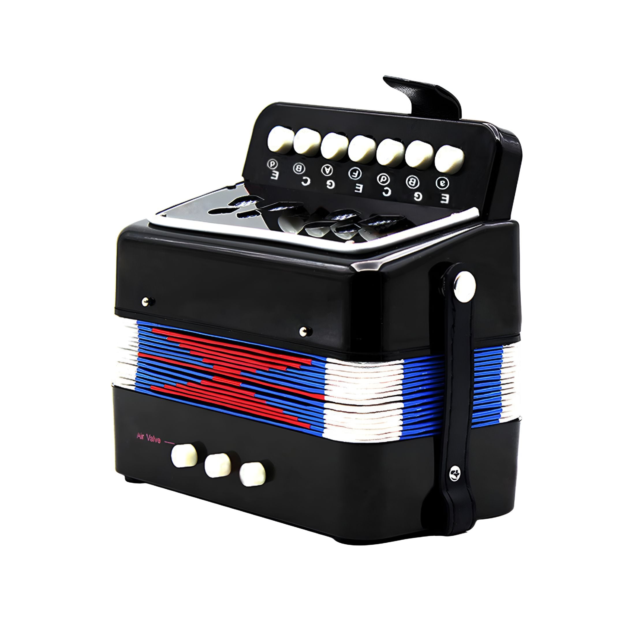 QAYOZ 17 Keys 2 Bass Kids Accordion Portable Gifts for Kids Amateur