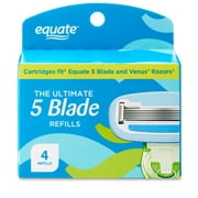 Equate The Ultimate 5 Blade Cartridges, 4 Count