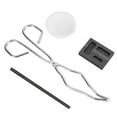 thumbnail image 4 of 4pcs/set Graphite Melting Set Quartz Bowls Long Plier Trough Stirring Rod Smelting Forge Kit, 4 of 14
