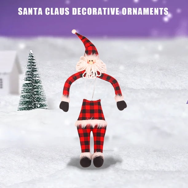 Colgante Elf Santa Claus Tree Decor Hangable for Holiday Xmas Home Party (Santa Claus)