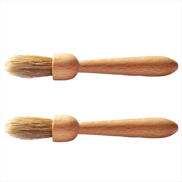 Cepillo para Molinillo de Café, Cepillo de Limpieza para Cafetera, Cepillo de Madera de Bambú, Herramientas para el Hogar y la Cocina A