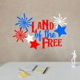thumbnail image 3 of Handmadetneonsign Land Of The Free Words Metal Wall Art Light, 4th Of July Letters Quote Metal Sign Wall Decor, Quote Metal Decor, 3 of 5