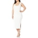 thumbnail image 4 of Vestido de tirantes a media pierna Yasmin Rib para mujer, mezcla de viscosa y nailon, 4 of 5